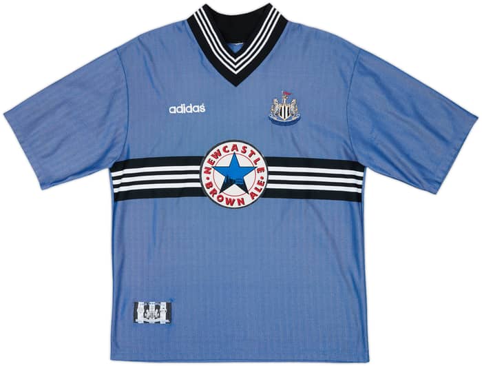 1996-97 Newcastle Away Shirt Shearer #9 - 8/10 - (L)