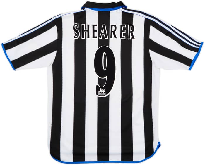 1999-00 Newcastle Home Shirt Shearer #9 - 9/10 - (L)