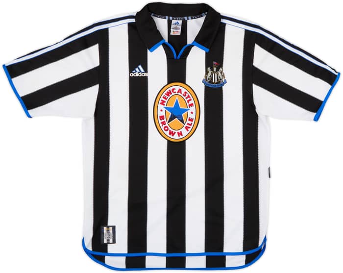 1999-00 Newcastle Home Shirt Shearer #9 - 9/10 - (L)
