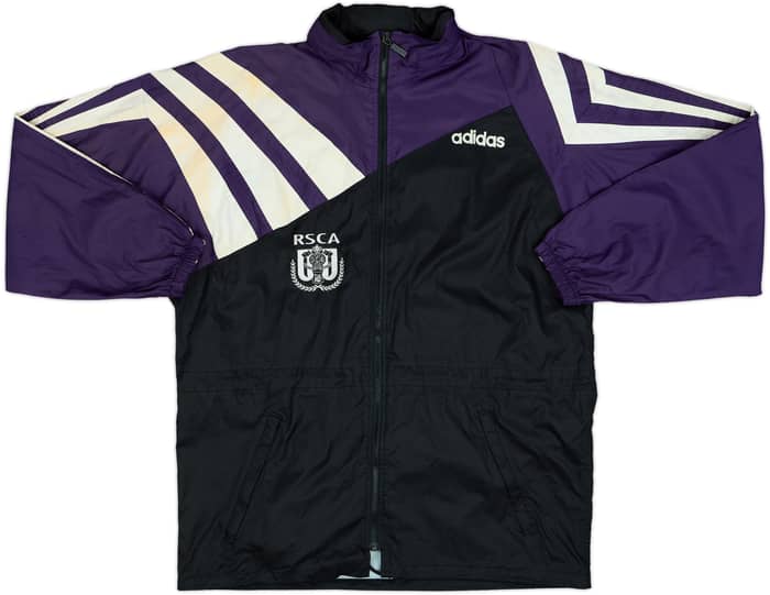 1994-95 Anderlecht adidas Hooded Rain Jacket - 5/10 - (M)