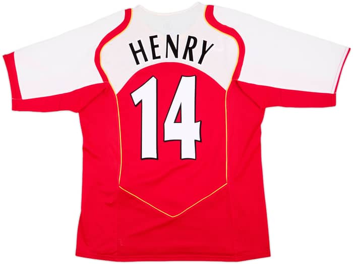 2004-05 Arsenal Home Shirt Henry #14 - 10/10 - (L)