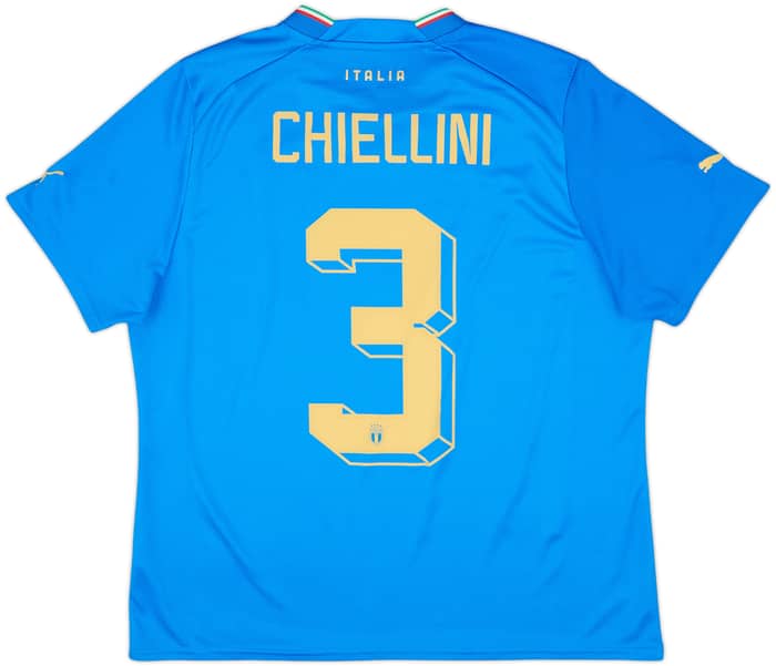 2022-23 Italy Home Shirt Chiellini #3 - 10/10 - (XL)