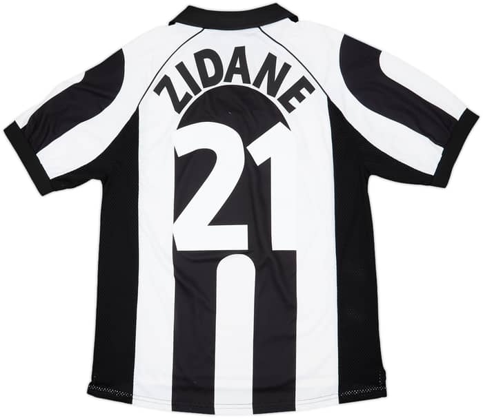 1997-98 Juventus Centenary Home Shirt Zidane #21 - 8/10 - (L)