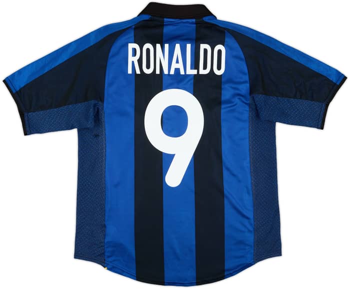 2001-02 Inter Milan Home Shirt Ronaldo #9 - 5/10 - (M)