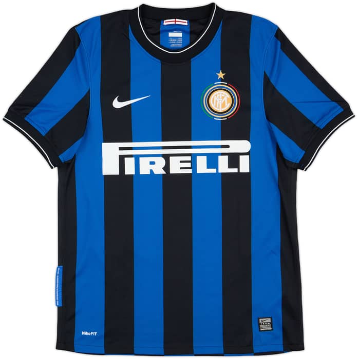 2009-10 Inter Milan Home Shirt Balotelli #45 - 10/10 - (S)