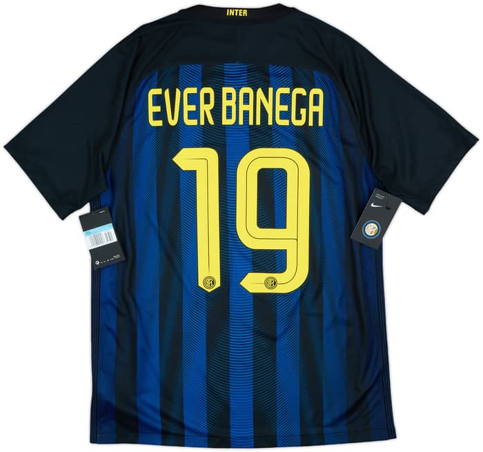 2016-17 Inter Milan Home Shirt Banega #19 (M)