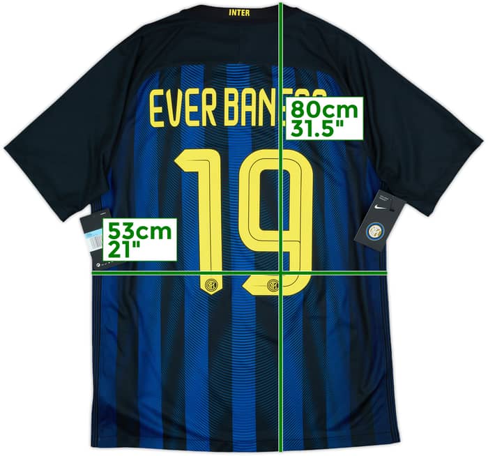 2016-17 Inter Milan Home Shirt Banega #19 (M)
