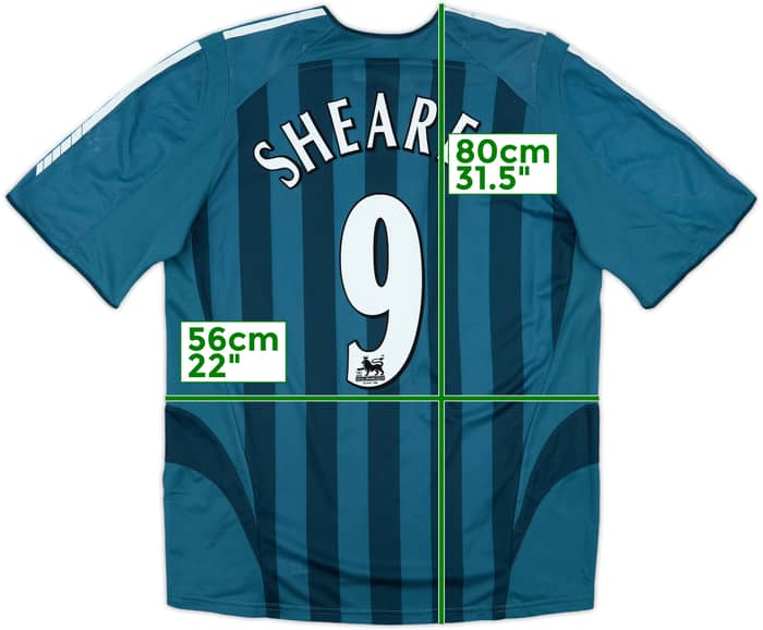 2005-06 Newcastle Away Shirt Shearer #9 - 6/10 - (L)
