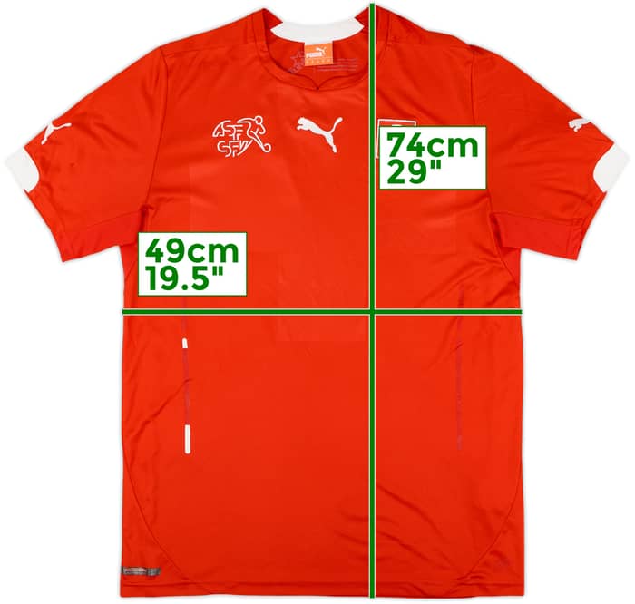 2014-15 Switzerland Home Shirt - 5/10 - (M)