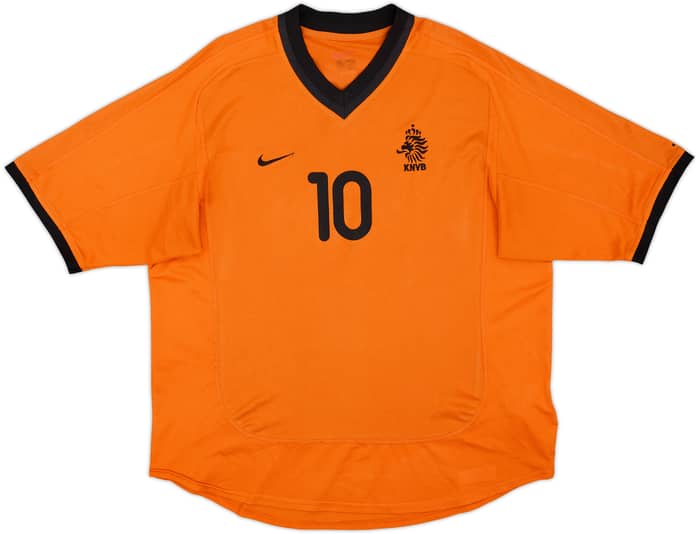 2000-02 Netherlands Home Shirt Bergkamp #10 - 5/10 - (L)