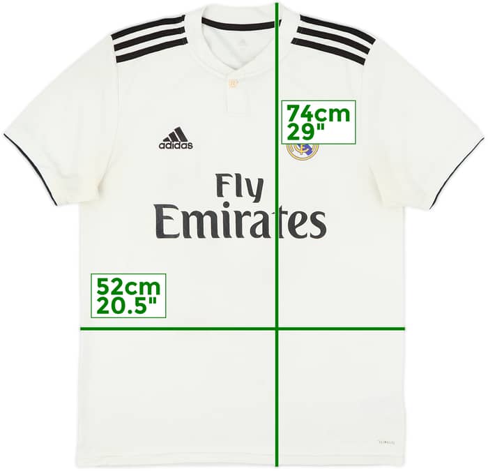 2018-19 Real Madrid Home Shirt - 5/10 - (M)
