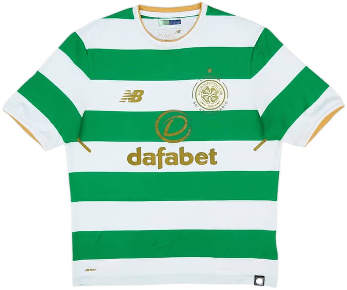 2017-18 Celtic 'Lisbon Lions 50th Anniversary' Home Shirt - 4/10 - (S)