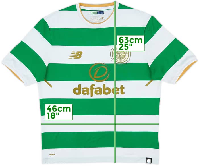 2017-18 Celtic 'Lisbon Lions 50th Anniversary' Home Shirt - 4/10 - (S)