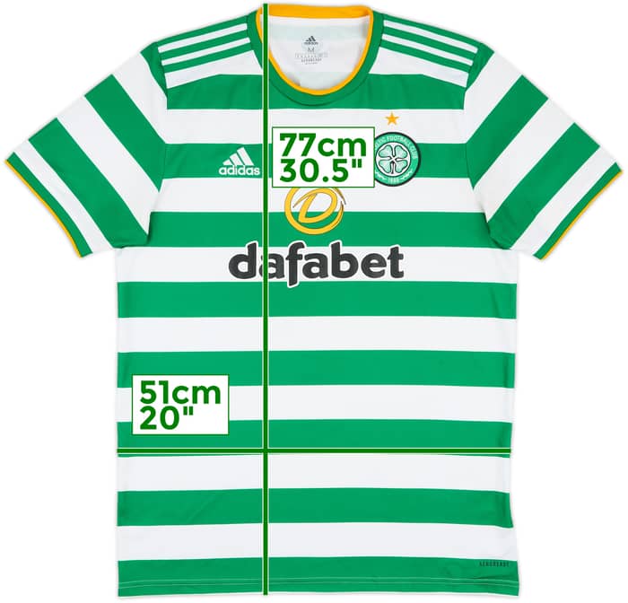 2020-21 Celtic Home Shirt - 7/10 - (M)