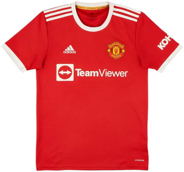 2021-22 Manchester United Home Shirt Shaw #23 - 6/10 - (S)