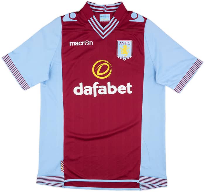 2013-14 Aston Villa Home Shirt Grealish #40 - 8/10 - (M)