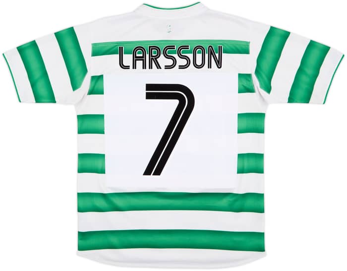 2003-04 Celtic Home Shirt Larsson #7 - 5/10 - (M)