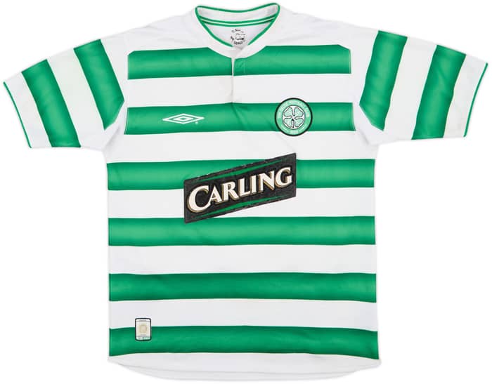 2003-04 Celtic Home Shirt Larsson #7 - 5/10 - (M)