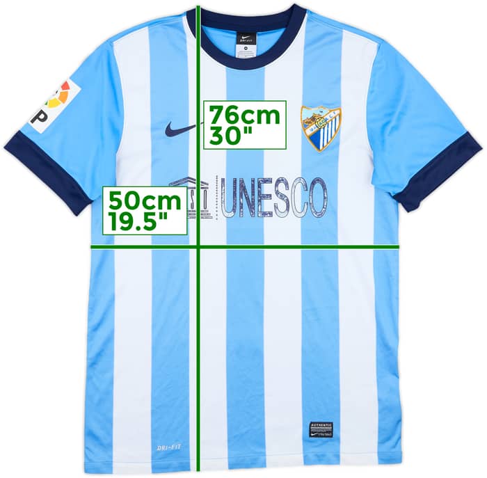 2013-14 Malaga Home Shirt - 5/10 - (M)
