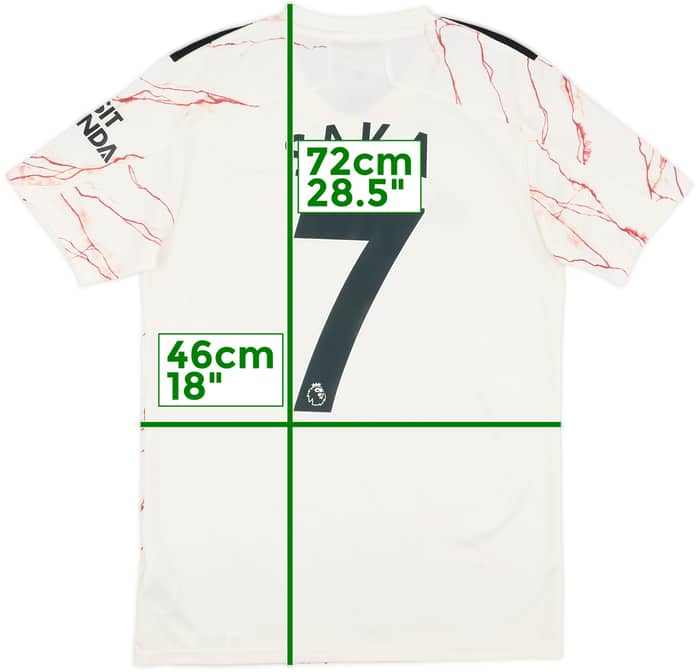 2020-21 Arsenal Away Shirt Saka #7 - 9/10 - (S)