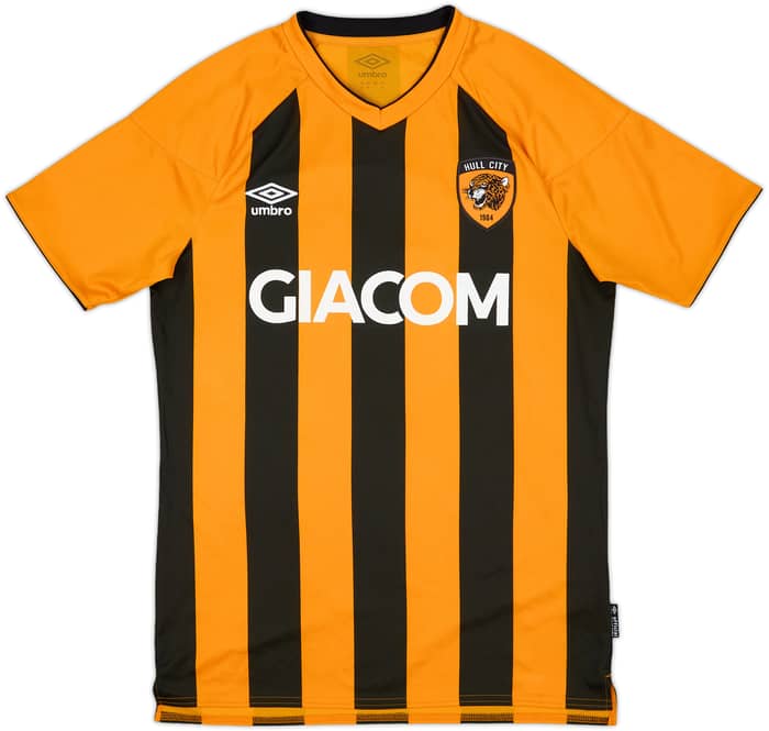 2020-21 Hull City 'Champions' Home Shirt Sagbo #20 - 8/10 - (M)