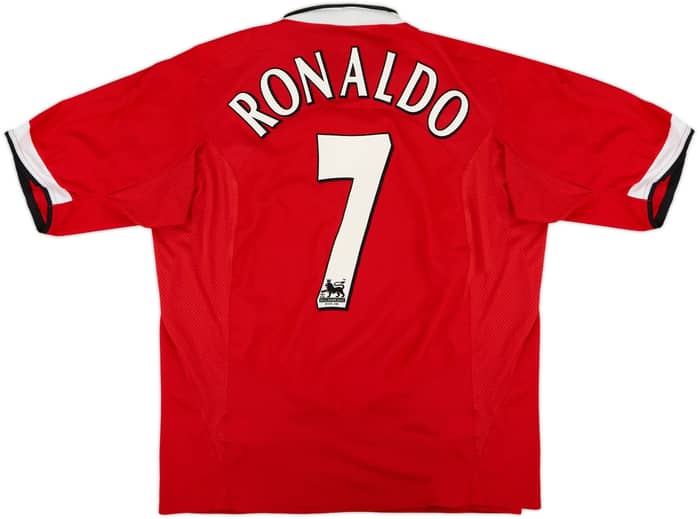 2004-06 Manchester United Home Shirt Ronaldo #7 - 8/10 - (L)