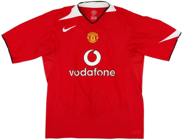 2004-06 Manchester United Home Shirt Ronaldo #7 - 8/10 - (L)