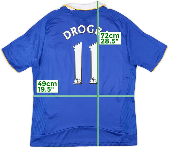 2008-09 Chelsea Home Shirt Drogba #11 - 5/10 - (L)