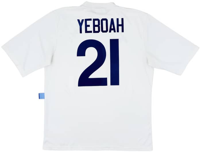 1995-96 Leeds United Home Shirt Yeboah #21 - 7/10 - (XL)