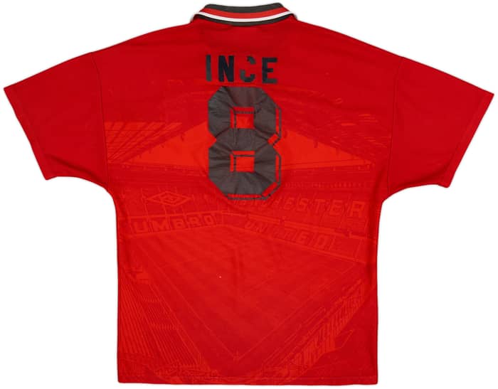 1994-96 Manchester United Home Shirt Ince #8 - 5/10 - (M)