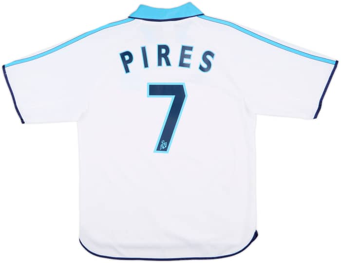 1999-00 Olympique Marseille Home Shirt Pires #7 - 8/10 - (S)