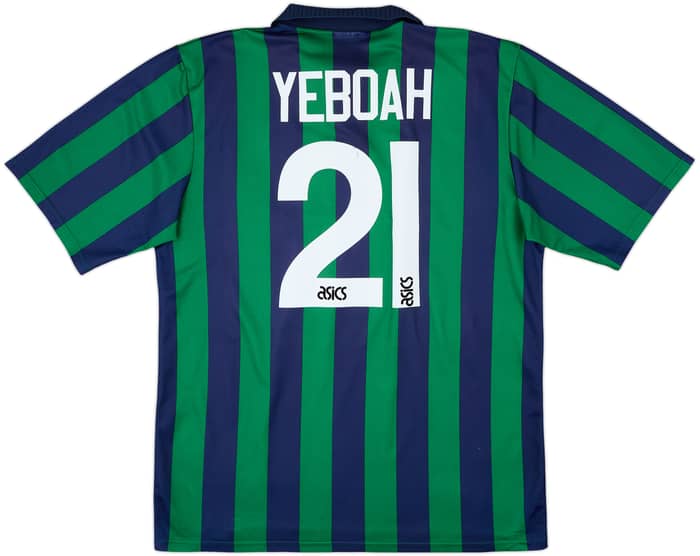 1995-96 Leeds United Third Shirt Yeboah #21 - 6/10 - (XL)
