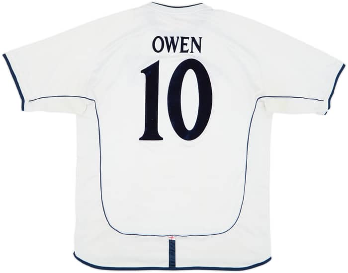 Camiseta de local de Inglaterra 2001-03 Owen #10 - 5/10 - (XL)