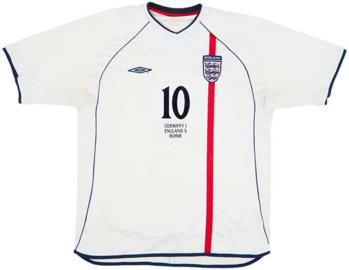 Camiseta de local de Inglaterra 2001-03 Owen #10 - 5/10 - (XL)