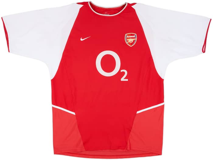 2002-04 Arsenal Home Shirt Bergkamp #10 - 8/10 - (XL)