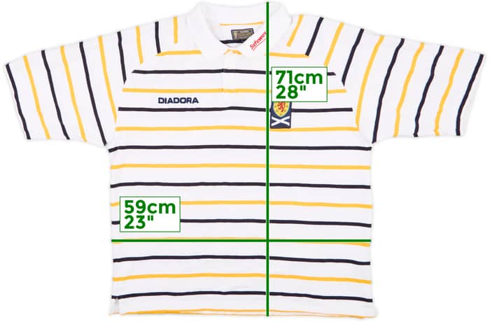 2004-05 Scotland Diadora Polo Shirt - 8/10 - (XXL)
