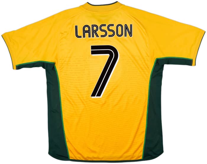 2002-03 Celtic Away Shirt Larsson #7 - 8/10 - (L)