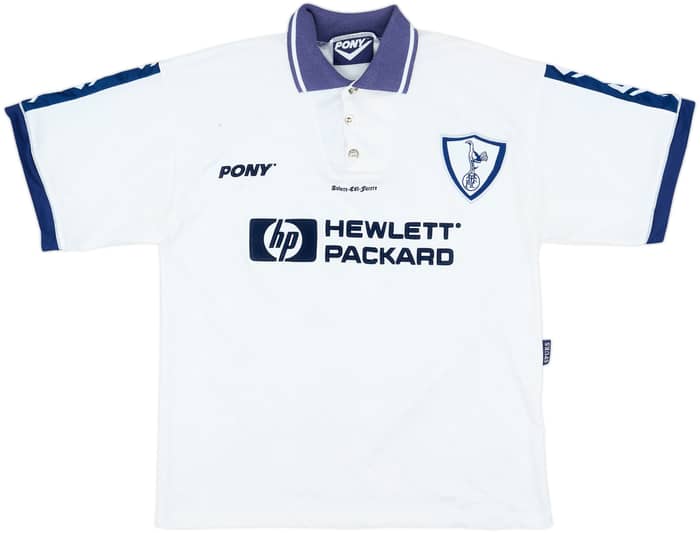 1995-97 Tottenham Home Shirt Sheringham #10 - 7/10 - (L)