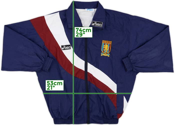 1993-95 Aston Villa Asics Track Jacket - 7/10 - (M)