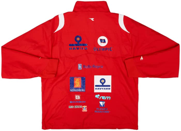 2015-16 Bergsoy Idrettslag Diadora 1/4 Zip Drill Top - 9/10 - (L)