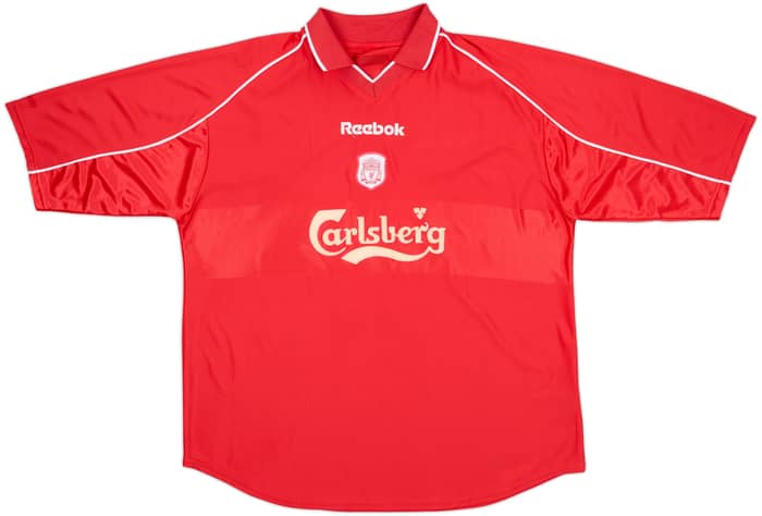 2000-02 Liverpool Home Shirt Gerrard #17 - 6/10 - (XXL)