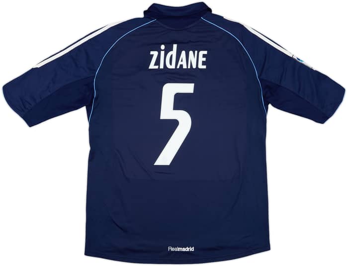 2005-06 Real Madrid Away Shirt Zidane #5 - 8/10 - (L)
