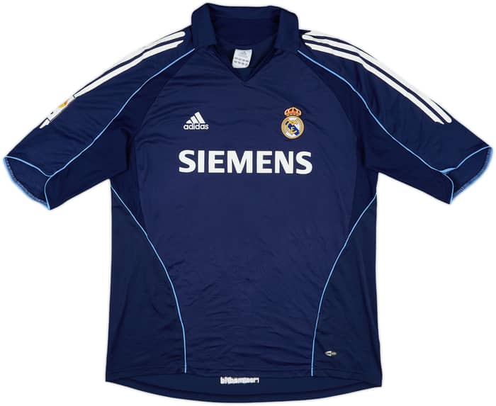 2005-06 Real Madrid Away Shirt Zidane #5 - 8/10 - (L)