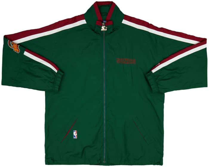 1995-99 Seattle SuperSonics Starter Full Zip Windbreaker Jacket - 9/10 - (L)