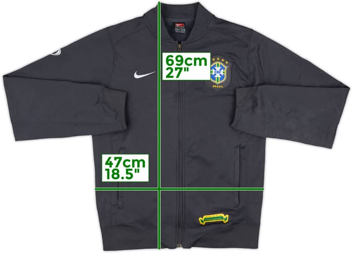 2006-07 Brazil Nike Track Jacket - 5/10 - (L)