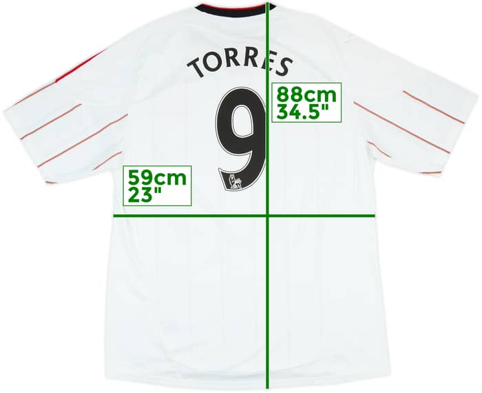 2010-11 Liverpool Away Shirt Torres #9 - 6/10 - (XXL)