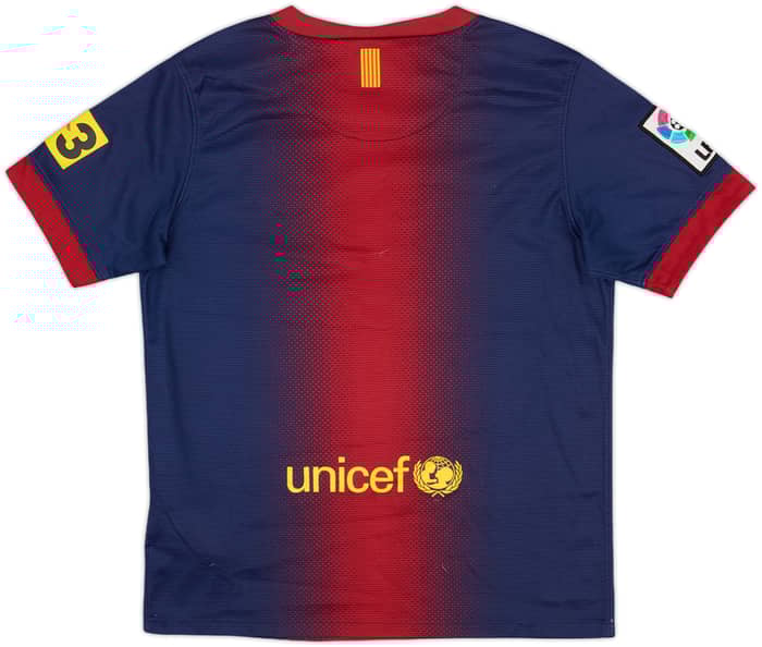 2012-13 Barcelona Home Shirt - 7/10 - (M.Boys)