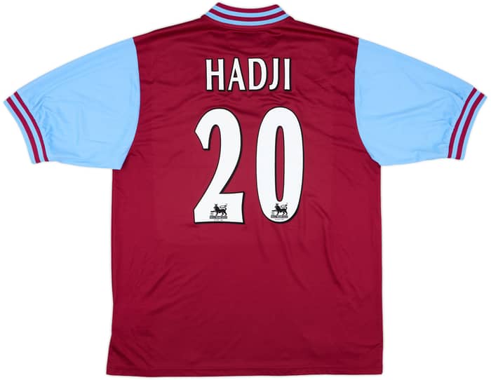 2002-03 Aston Villa Home Shirt Hadji #20 - 8/10 - (L)