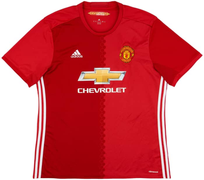 2016-17 Manchester United Home Shirt Ibrahimovic #9 - 7/10 - (XL)