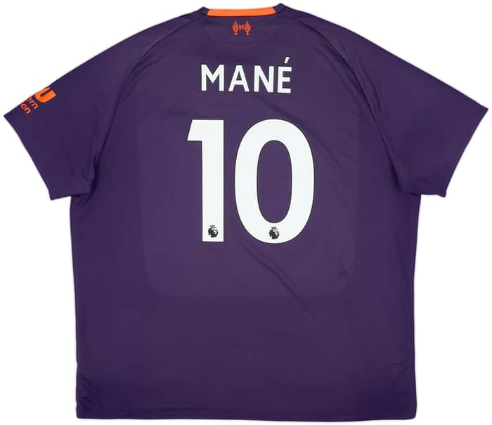 2018-19 Liverpool Away Shirt Mane #10 - 7/10 - (XXL)